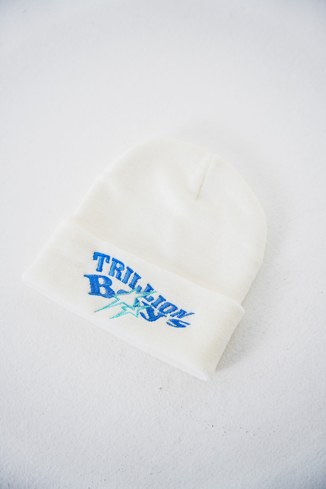 Trillion White & Blue Beanie