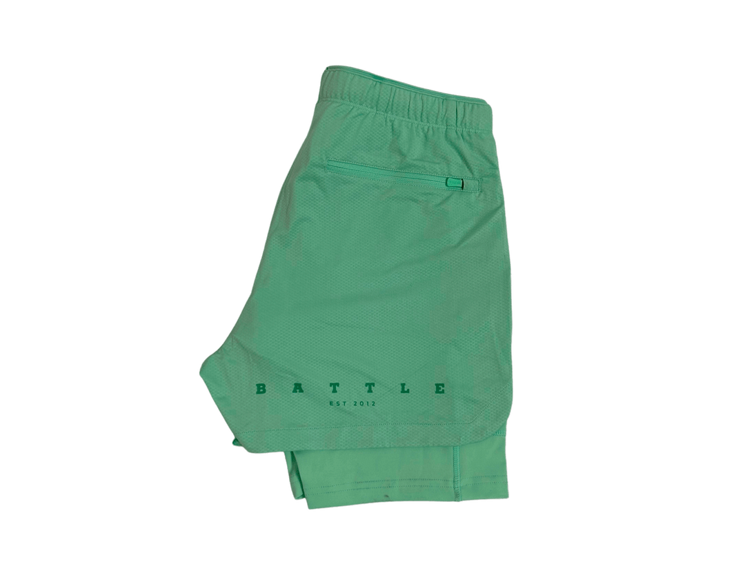 Trillion x Battle Green Shorts