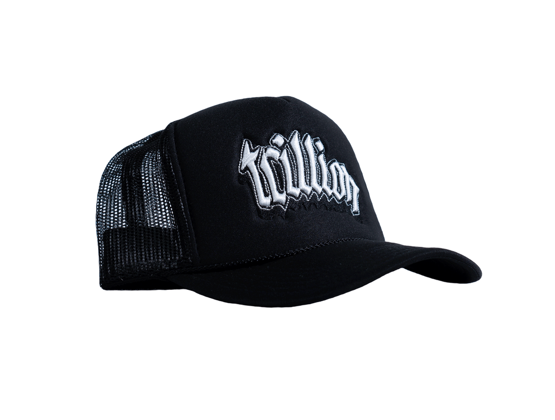 BLACK ICON PUFF HAT