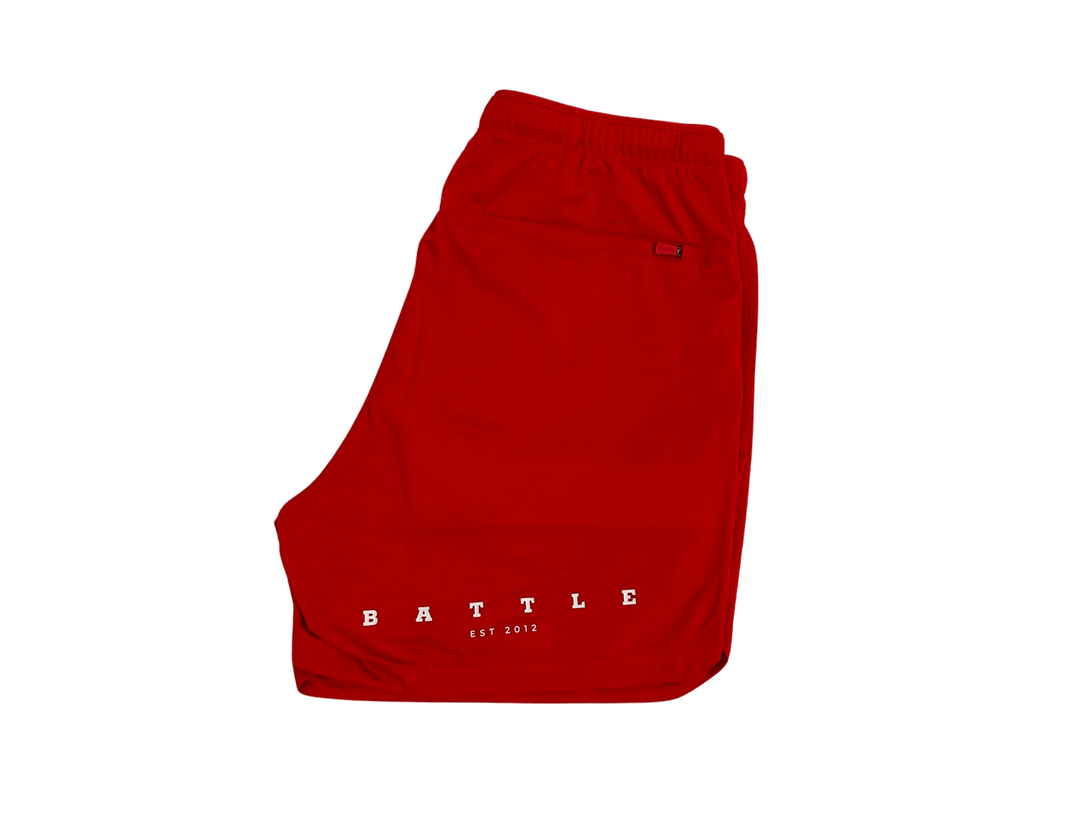 Trillion x Battle Red Shorts