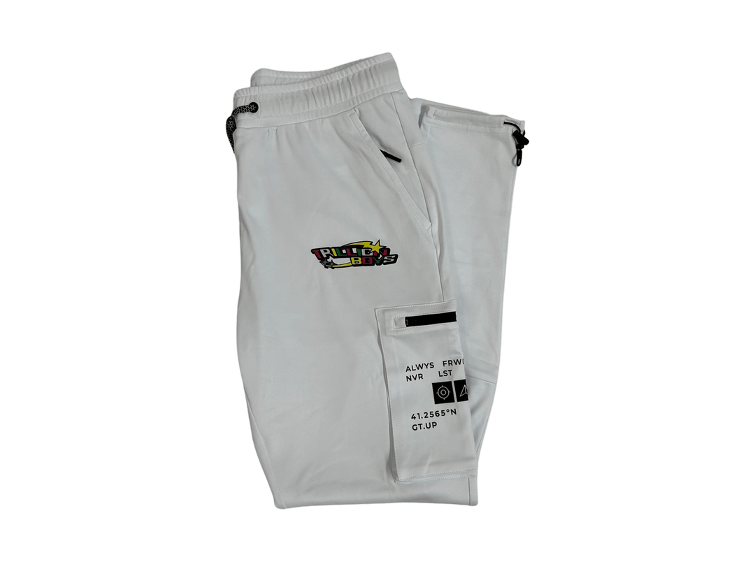 White Trillion x Battle Light Action Joggers